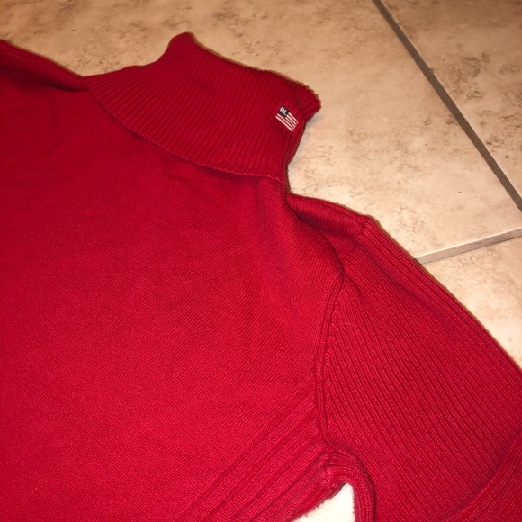 polo ralph lauren ribbed turtleneck sweater